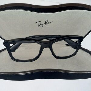 Ray-Ban RX7047 Men's Black Prescription FRAMES with Case- Matte Black